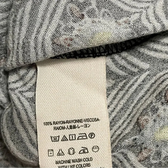 Free People Rolling Hills Floral Bell Sleeve Boho Tunic Size XS Multicolor - Picture 7 of 8